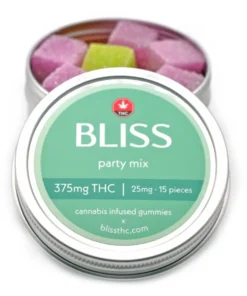 BLISS Edibles 375mg THC Party Mix