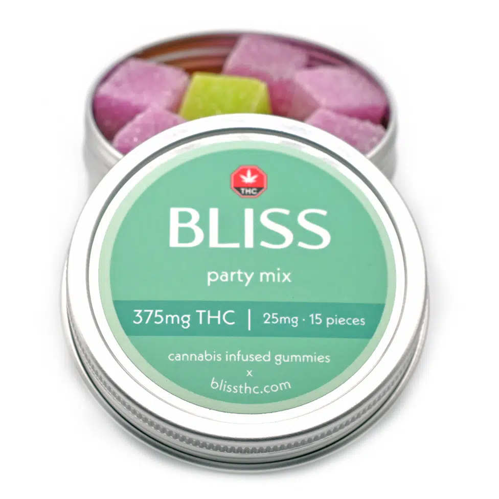 BLISS Edibles 375mg THC Party Mix