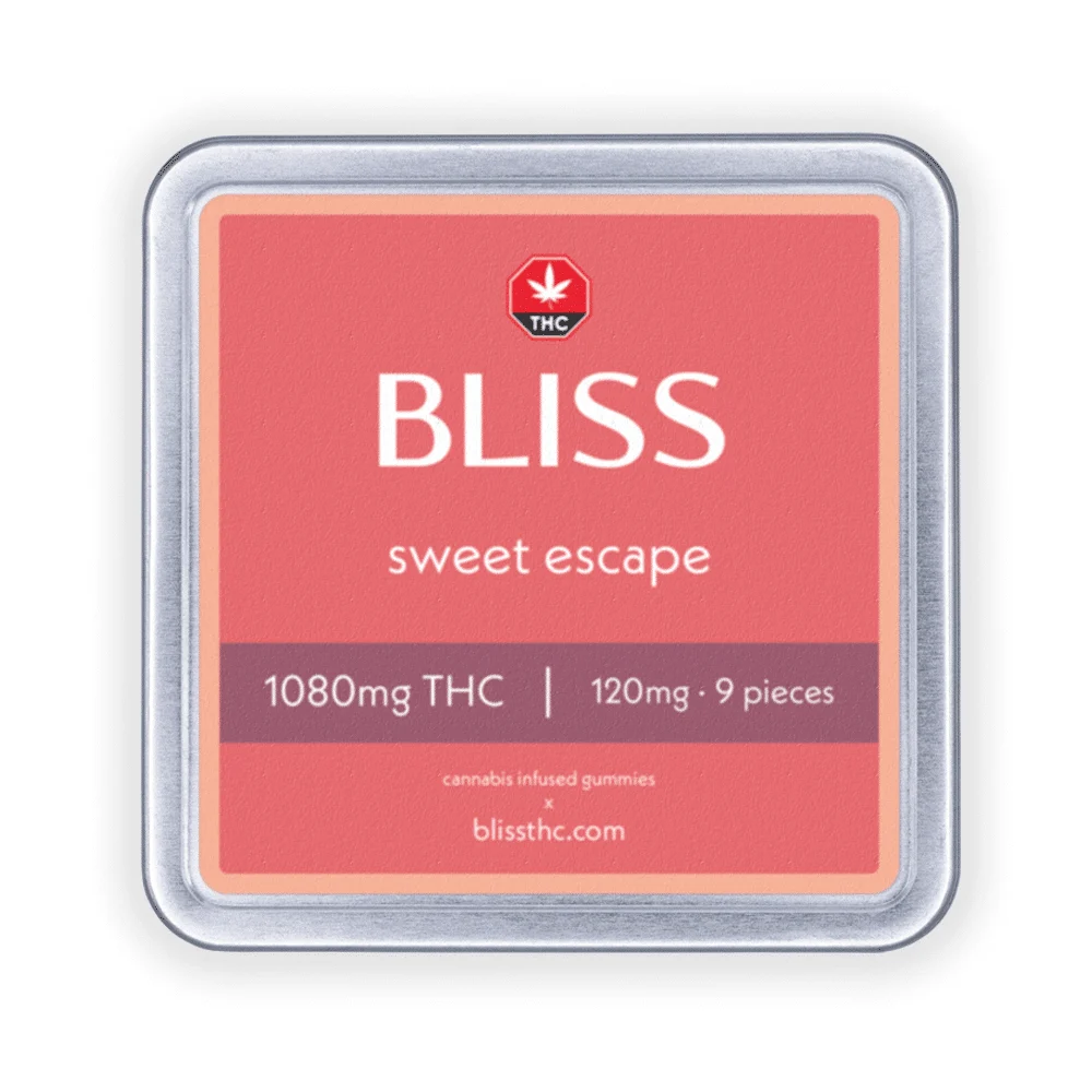 BLISS Edibles Sweet Escape 1080mg THC