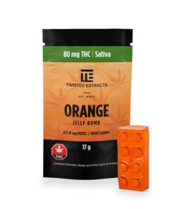 Orange Sativa Jelly Bombs – Twisted Extracts