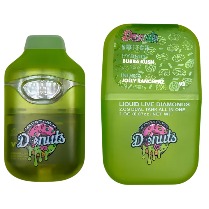 Donuts Liquid Live Diamonds 2g Vape Dual Tank