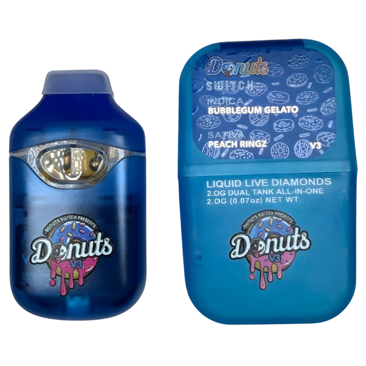 Donuts Liquid Live Diamonds 2g Vape Dual Tank