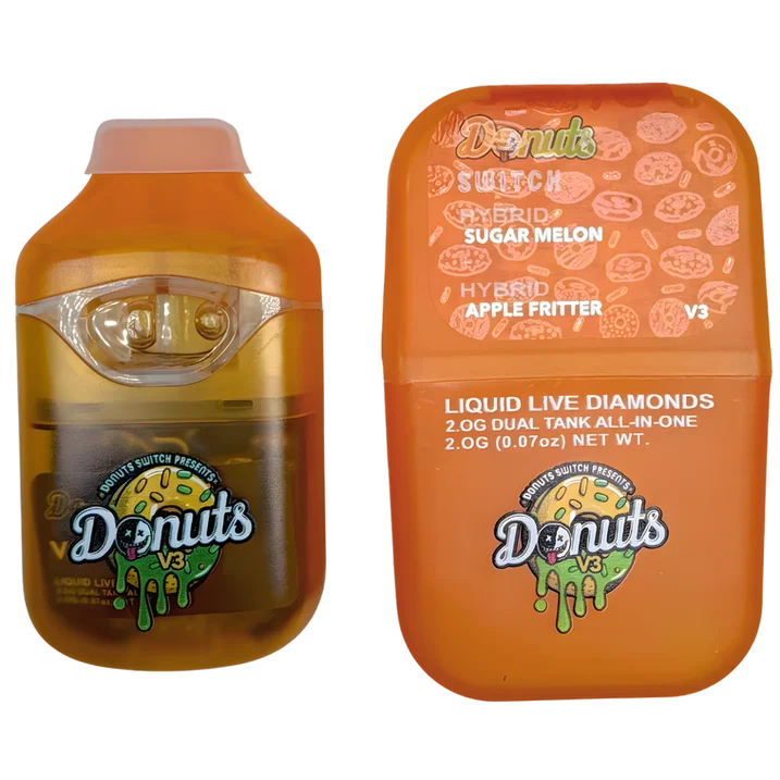 Donuts Liquid Live Diamonds 2g Vape Dual Tank