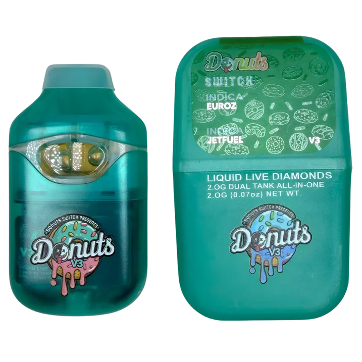 Donuts Liquid Live Diamonds 2g Vape Dual Tank