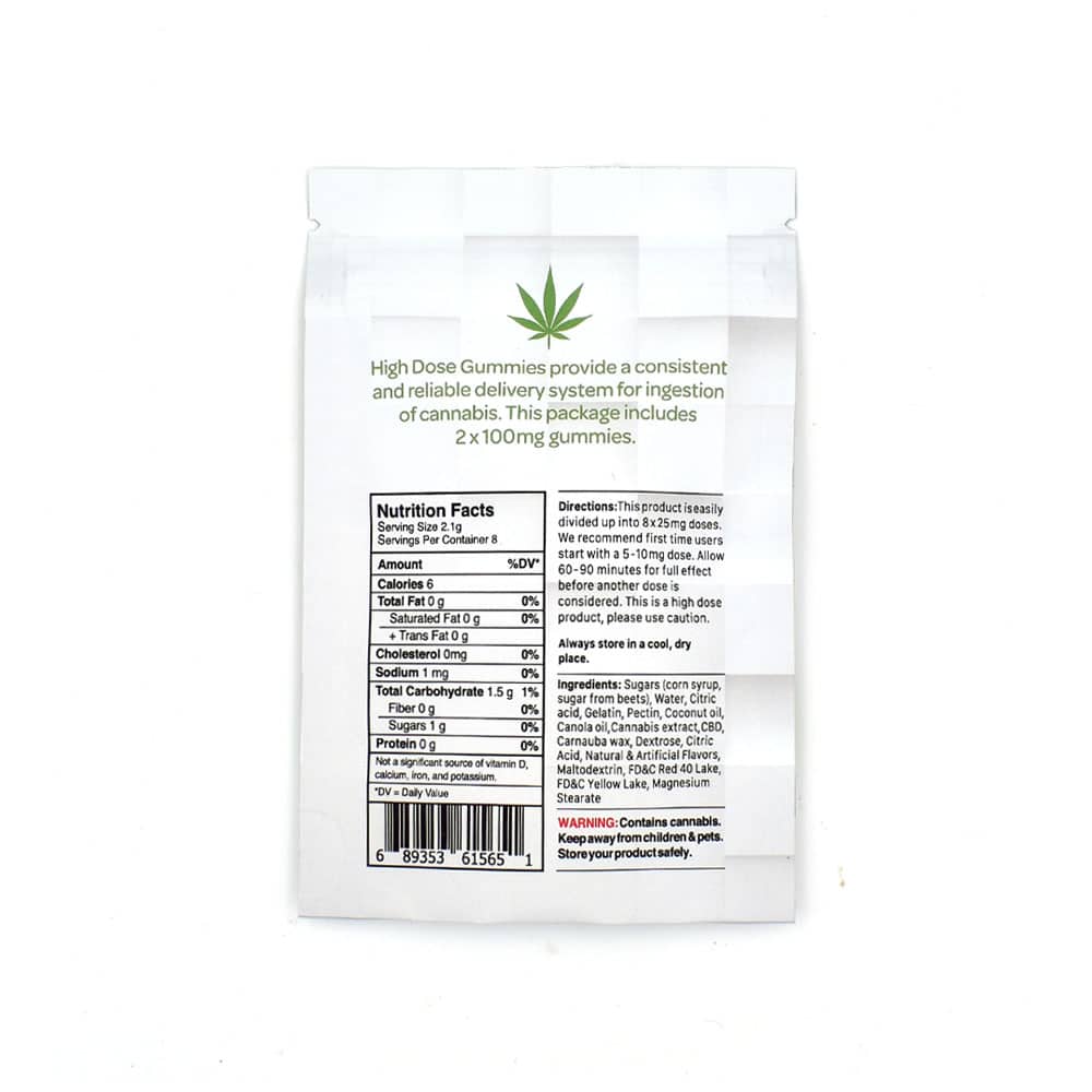 High Dose Gummies 800mg