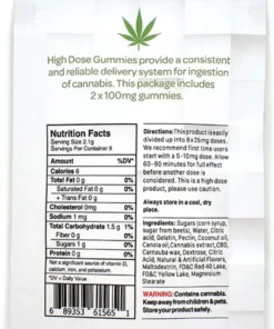 High Dose Gummies 800mg